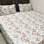 Floral Printed Double Bed sheet - top_view