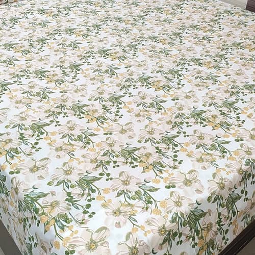 Cotton Multi-coloured  Double Bed sheet