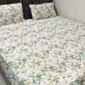 Cotton Multi-coloured  Double Bed sheet - rear_view