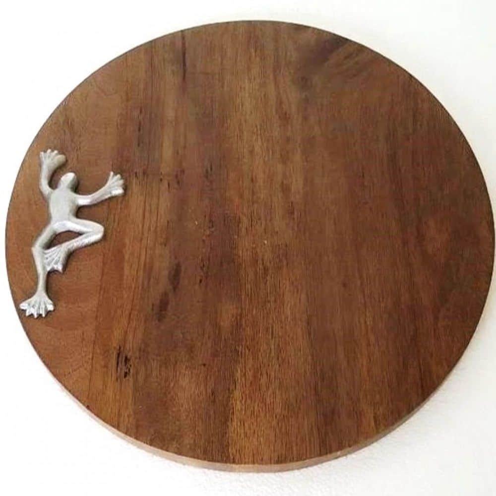 Wooden Round Slicing Board - photo