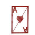 Retro Style Ace Playing Cards Wall Decor - Hanging Set of 3 - front_view