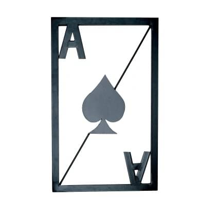Retro Style Ace Playing Cards Wall Decor - Hanging Set of 3