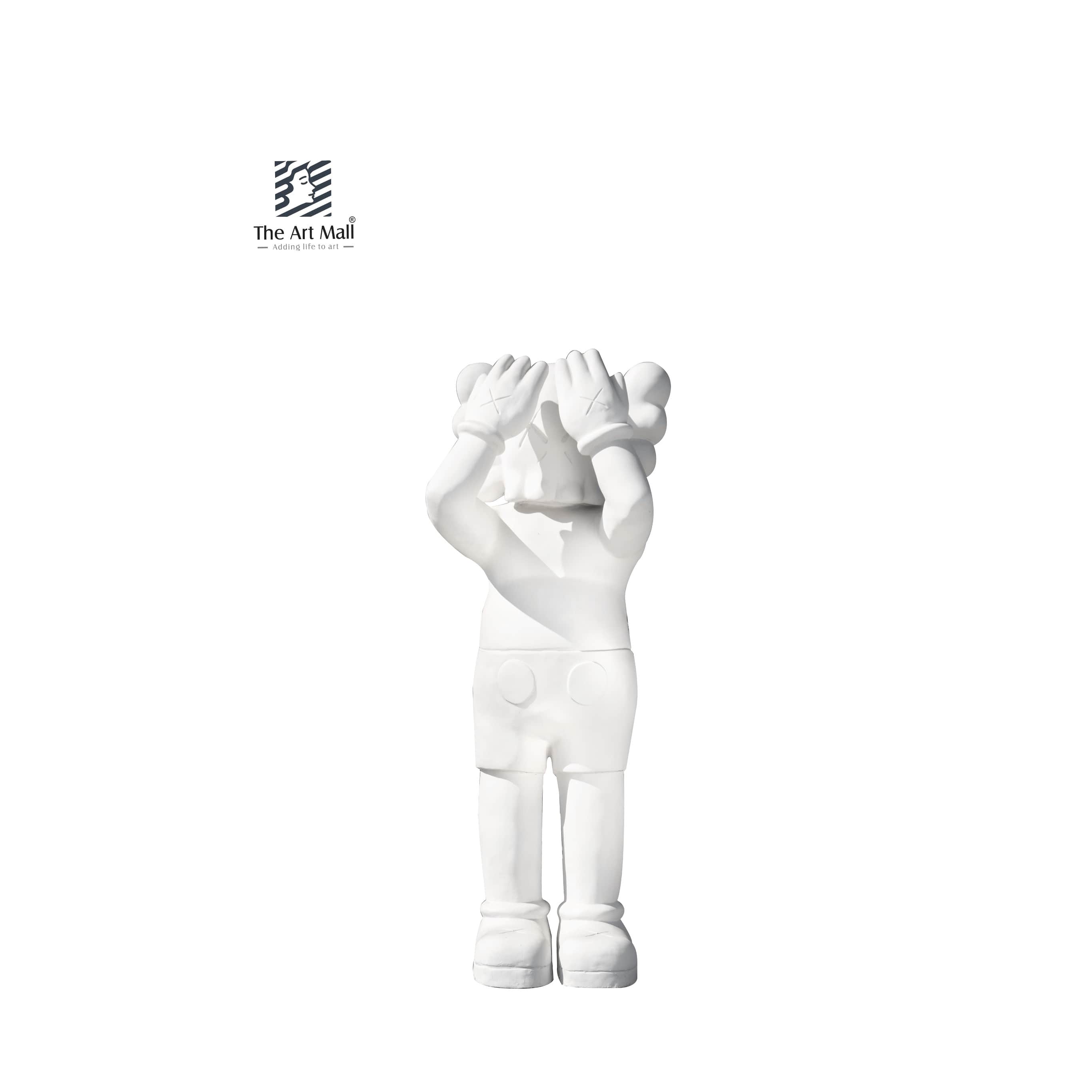 Decorative Fiber Statue - top_view