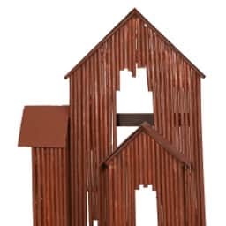 Metal House Mural - top_view