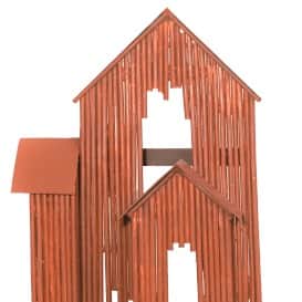 Metal House Mural - left_view
