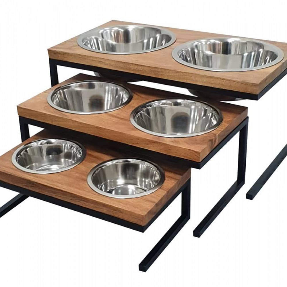 Pet Feeder Set (set of 3) - photo