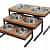 Pet Feeder Set (set of 3) - front_view