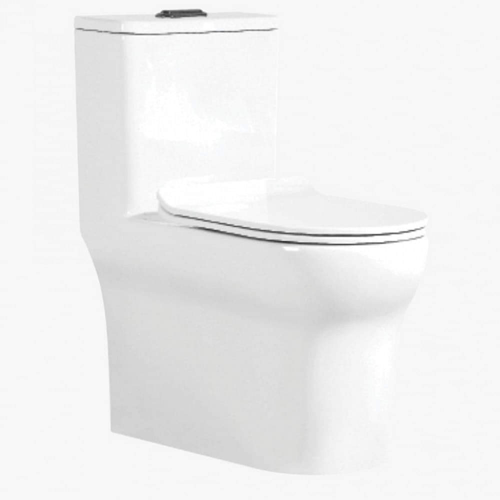 Kerovit Siphonic One Piece S -Trap With PP Soft CLose Seat Cover - photo