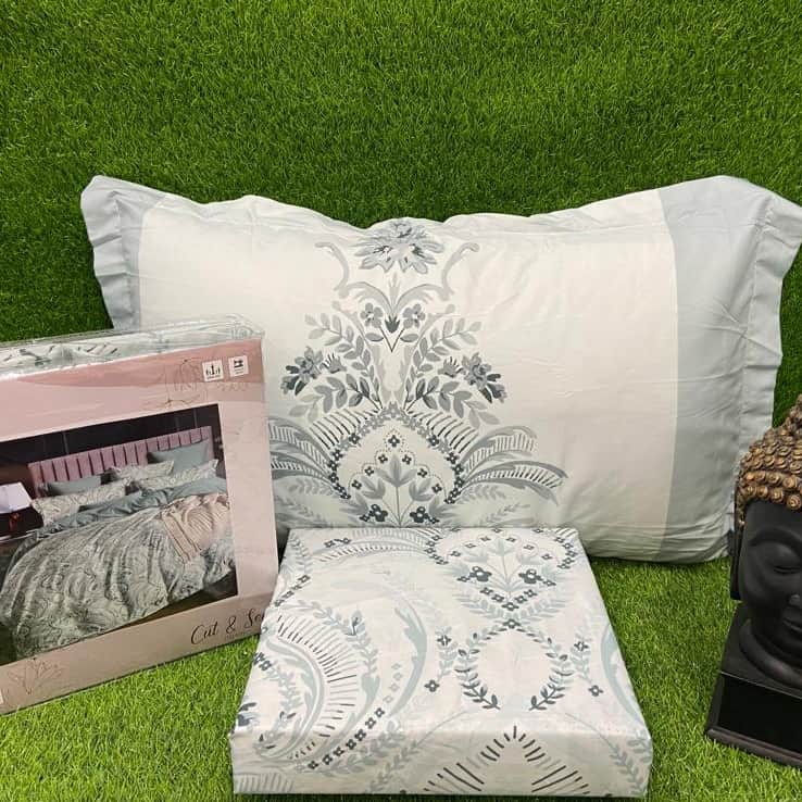 Designer King Size Bedsheet - top_view