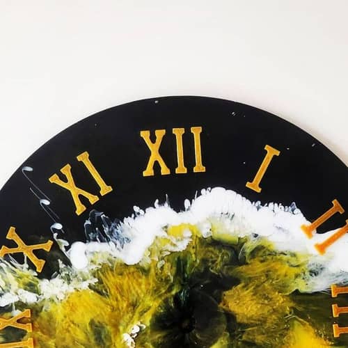 Epoxy Resin Wall Clock