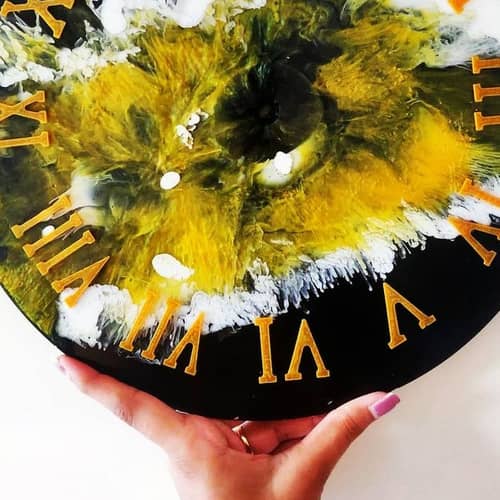 Epoxy Resin Wall Clock