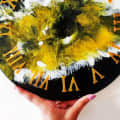 Epoxy Resin Wall Clock - bottom_view