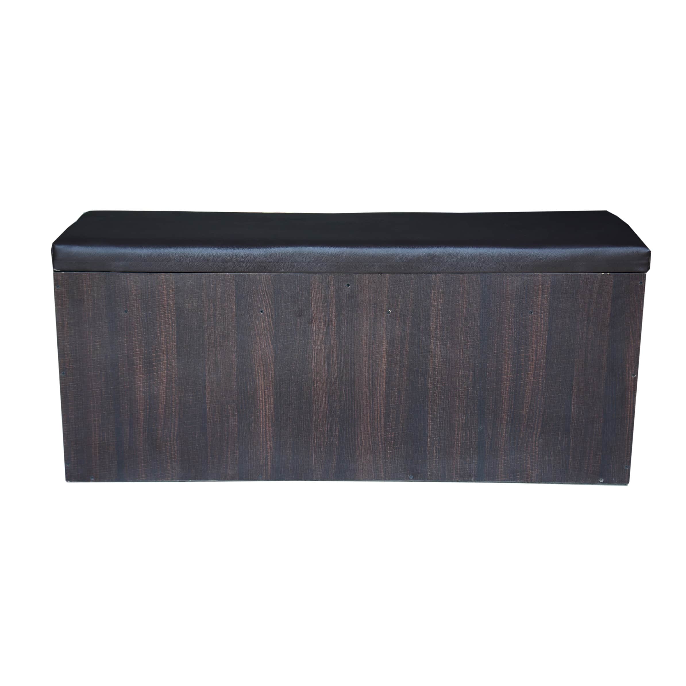 Wooden Shoe Rack With Seat - rear_view