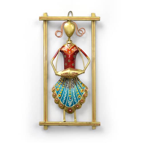 Metal Rajasthani Musicians Item showpiece ( Set of 3 )