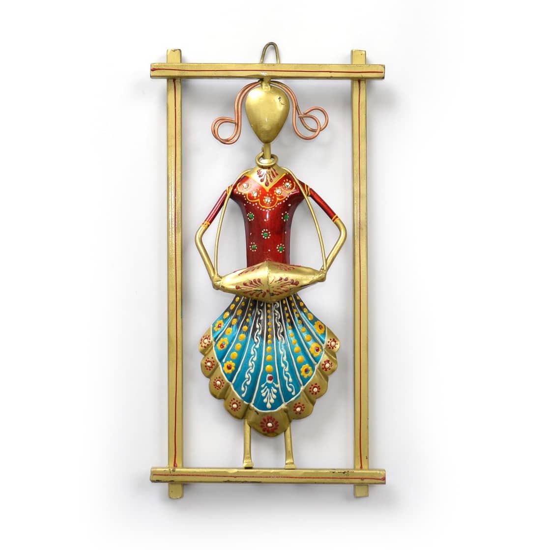 Metal Rajasthani Musicians Item showpiece ( Set of 3 )