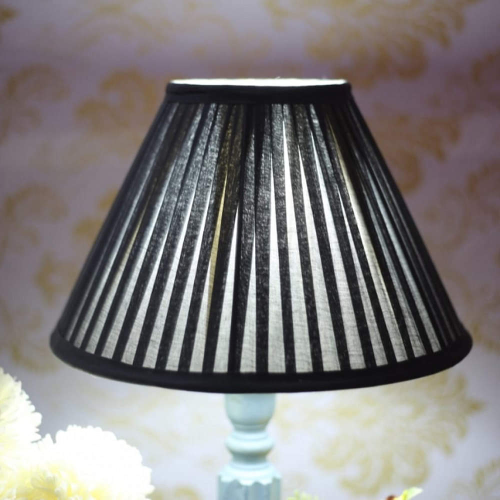 Pleated Cone Lampshade - photo