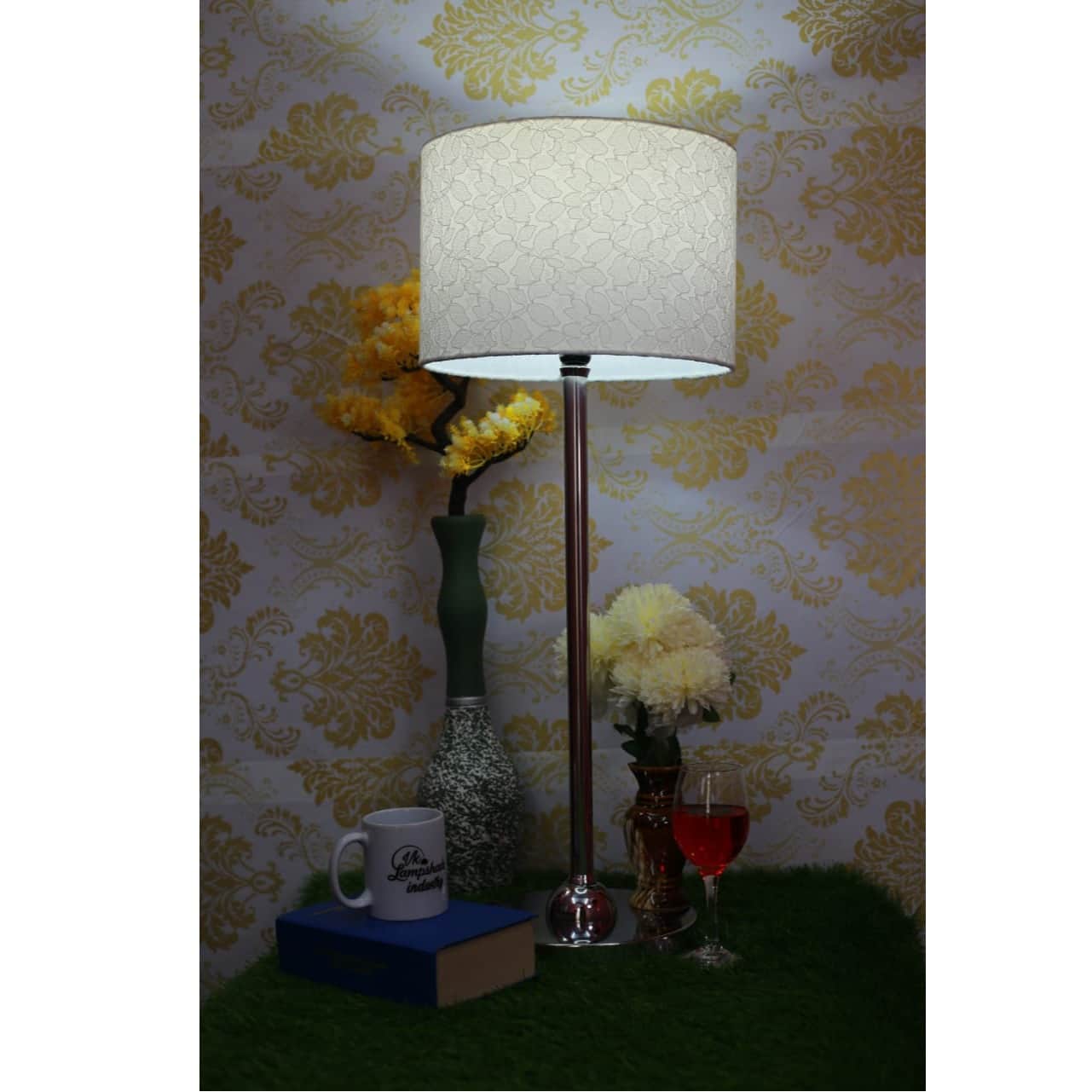 Transparent Drum Lampshade - left_view