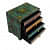 Antique Look Small 4 Drawer Chest - photo