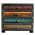 Antique Look Small 4 Drawer Chest - front_view