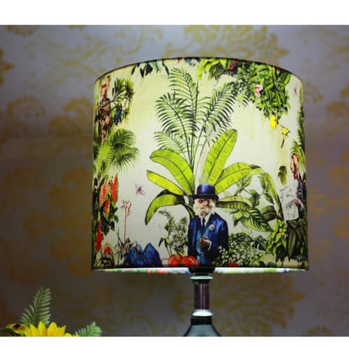 Dr. Monkey Drum Printed Lampshade