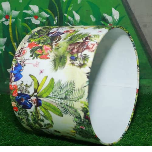 Dr. Monkey Drum Printed Lampshade