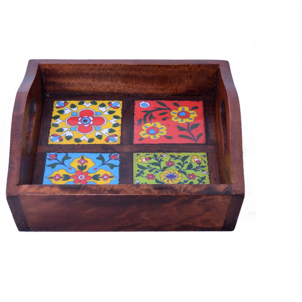 Tile-Fitted Small Tray - photo