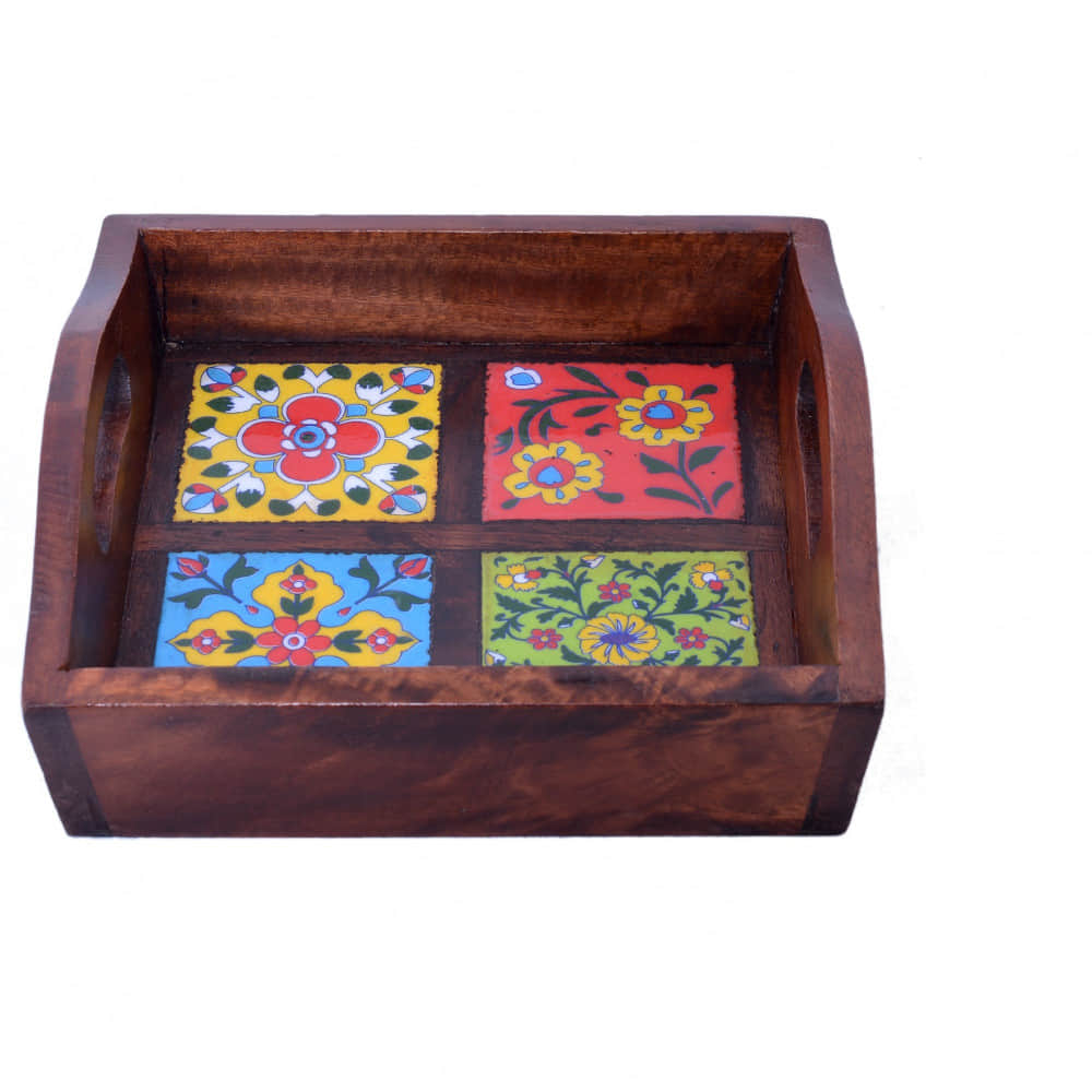 Tile-Fitted Small Tray - photo