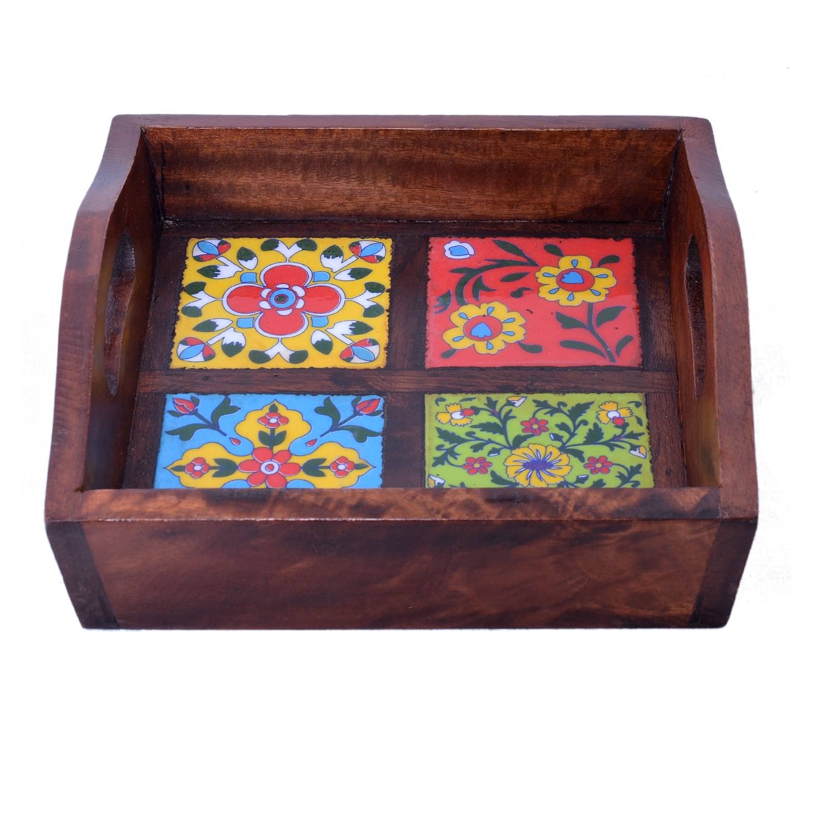 Tile-Fitted Small Tray