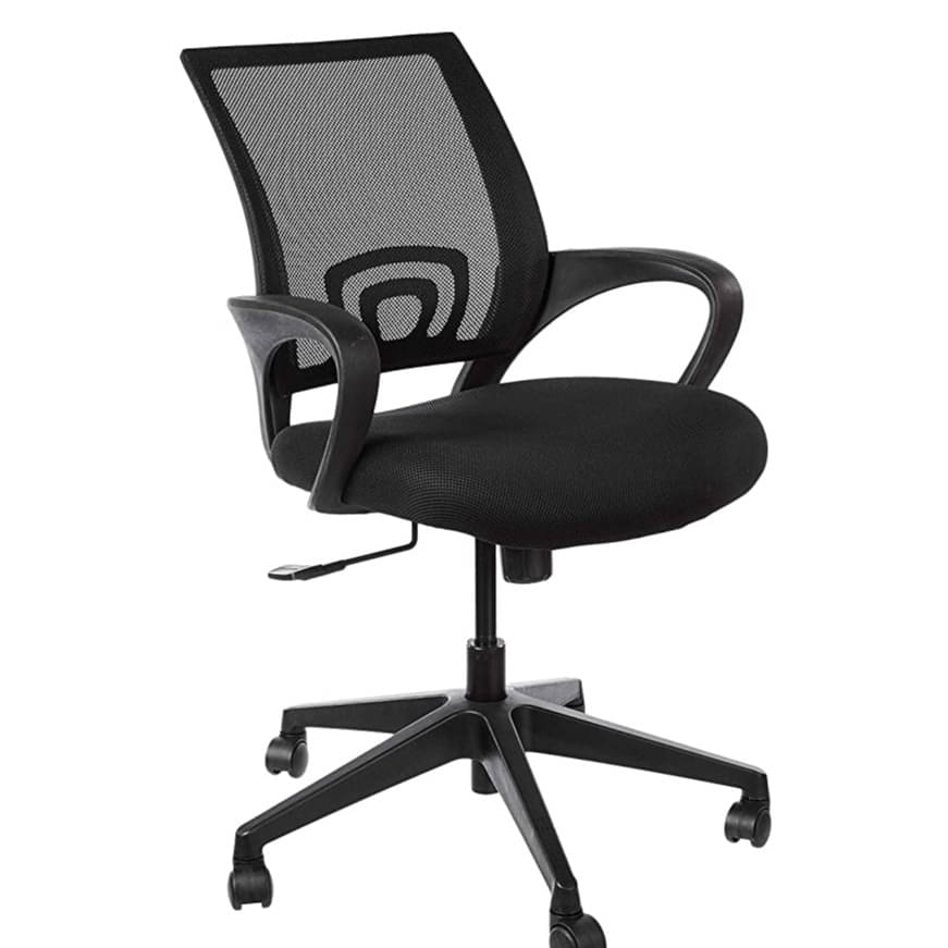 Office Arm Net Chair In Black