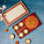 Set of 4 Tealight Holders with 1 Lakshmi Charan (Set of 4) - top_view