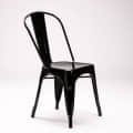 Solid Metal Cafe Chair - photo