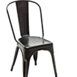Solid Metal Cafe Chair