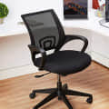 Office Arm Net Chair In Black - photo