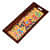 Royal Mughal Painted Long Serving Tray - rear_view