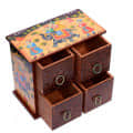 Hand painted Tabletop Small 4 Drawer Chest - front_view