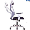 Grey High Back Boss Chair - front_view