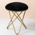 Varg Metallic Stool with Metalic Cross Legs - right_view