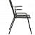 Metal Cafe Chair - top_view