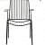 Metal Cafe Chair - left_view