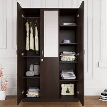 Modular 3 Door Wardrobe - top_view