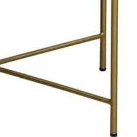 Round Metal Coffee Table - bottom_view