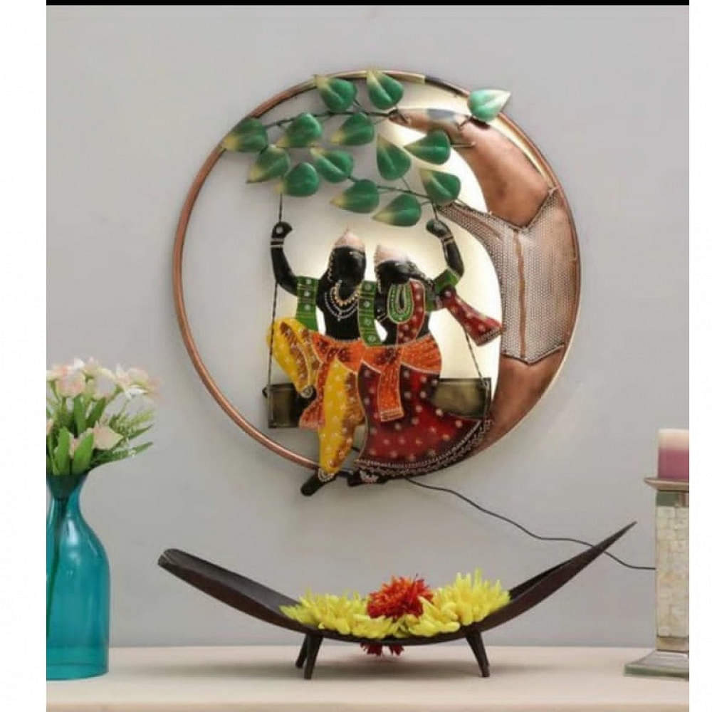 Radha Krishna Ring Wall Art - photo