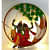 Radha Krishna Ring Wall Art - top_view