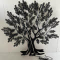 Decorative Leaf Tree Wall Art - rear_view