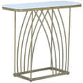 Console Table With Gold Finish - front_view