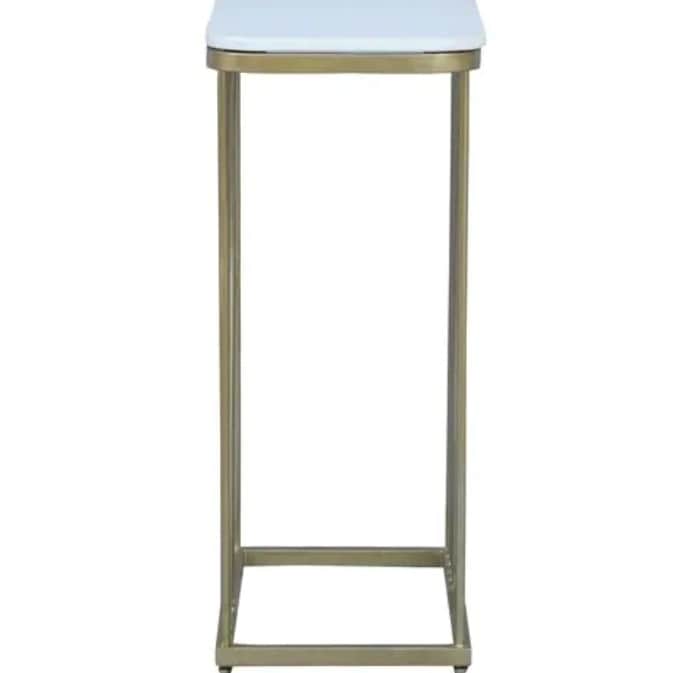 Console Table With Gold Finish - left_view
