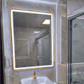 Led Mirror with Frame Smart Touch Senser Wall Mounted - front_view