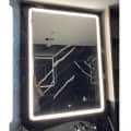 Led Mirror with Frame Smart Touch Senser Wall Mounted - left_view