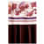 Flower with Bird Polyester Long Window Single Curtain (Brown) - front_view