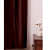 Flower with Bird Polyester Long Window Single Curtain (Brown) - bottom_view